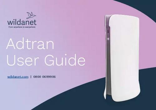 wildanet SDG 800 Series Broadband Router User Guide
